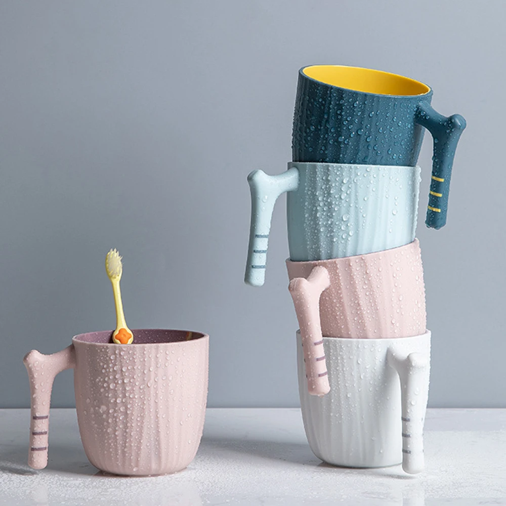 Домашняя двухслойная утолщенная чашка для полоскания рта чистка зубов пар