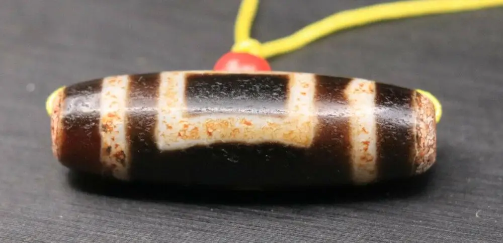 Бусидны Super Energy Тибетский Старый Агат небесные и земли Зи амулет 37 мм LLZB LKbrother Talisman