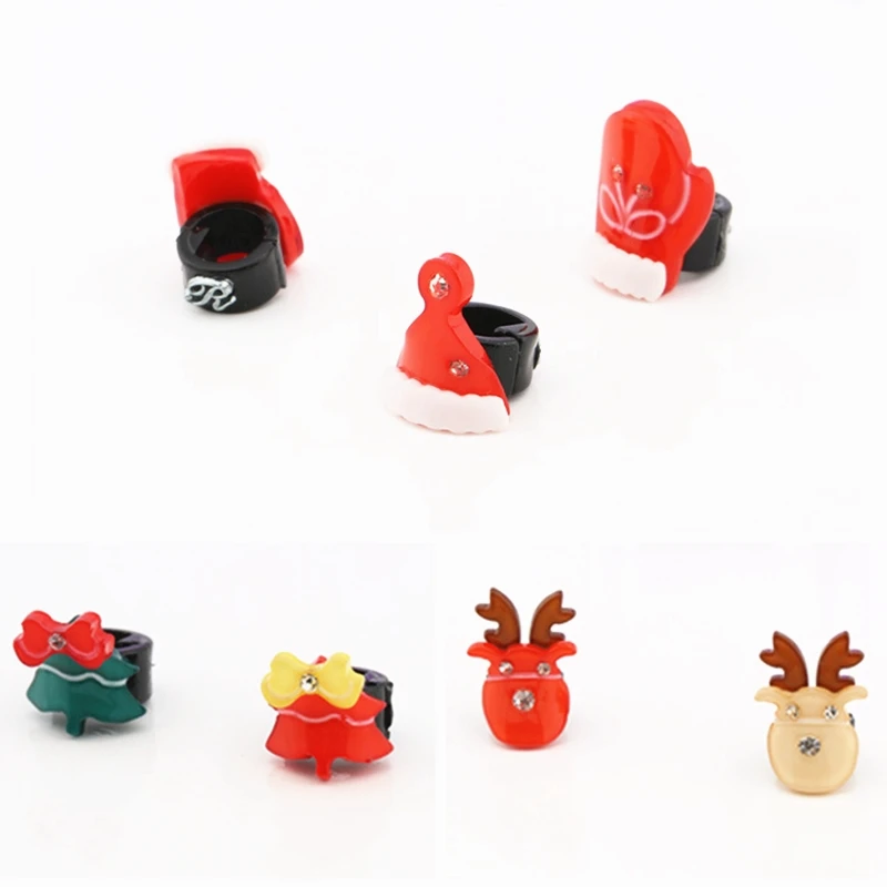 2 шт. милые рождественские заколки для волос девочек детские в форме елки