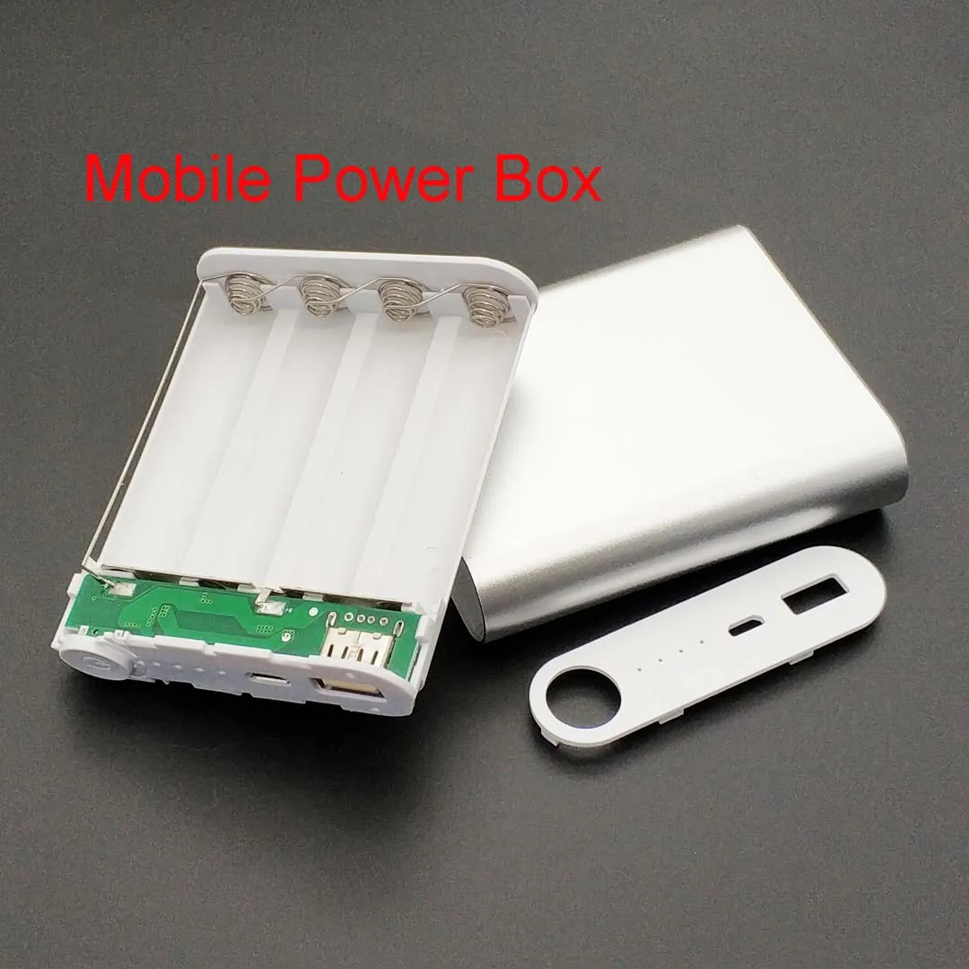 5 в 18650 а USB чехол для портативного зарядного устройства 4X зарядное устройство