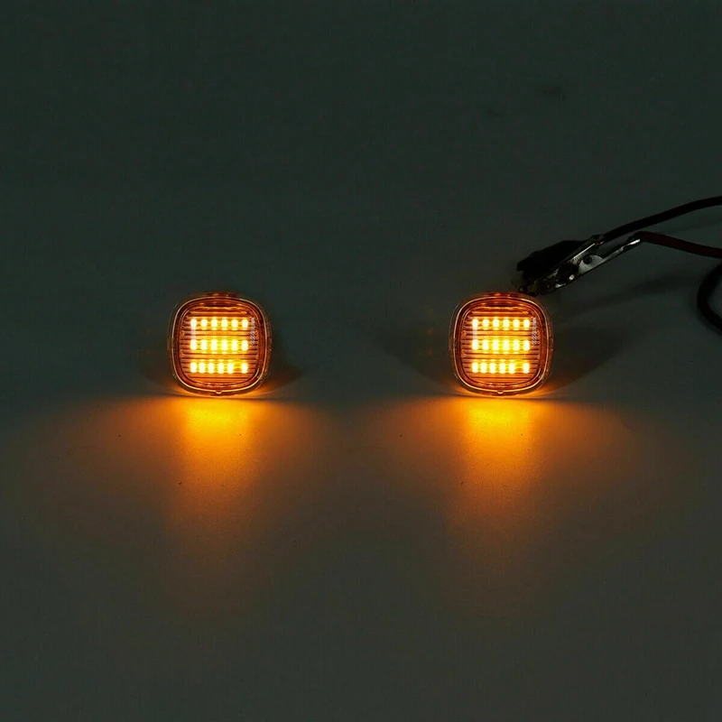 2 шт. автомобильный Светодиодный Боковой ретранслятор индикатор боковой маркер
