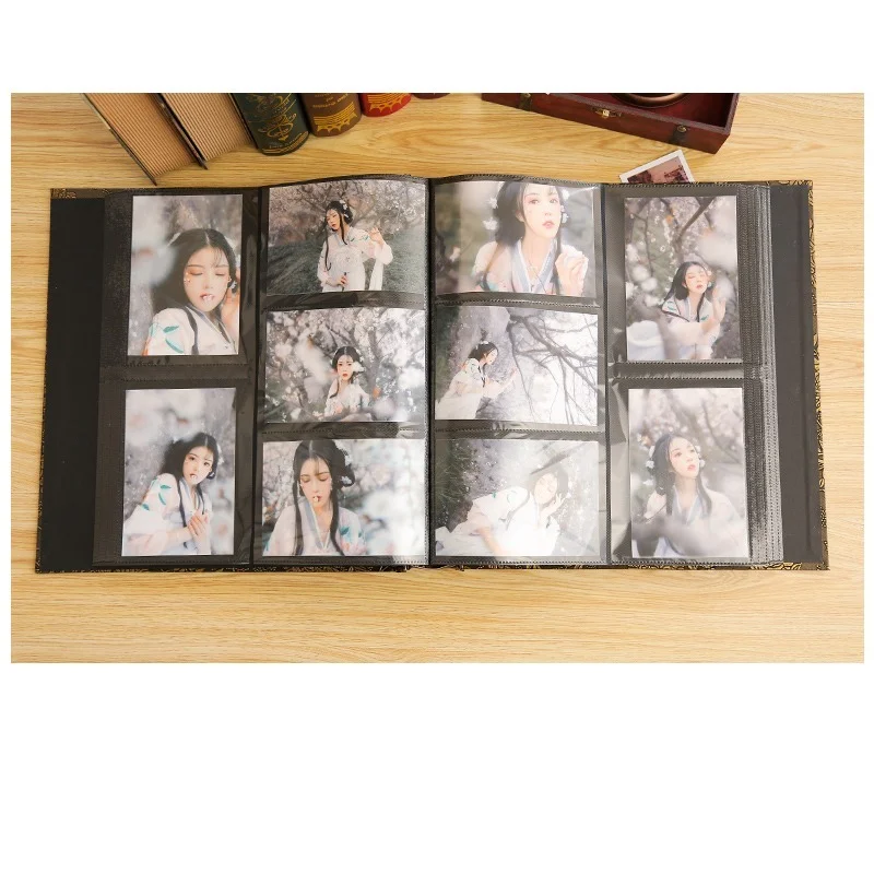 6 Inch 800 Plastic Pockets Photo Album Family Insert Large Capacity Leather Cover Gallery Memory Record Scrapbook Foto | Дом и сад