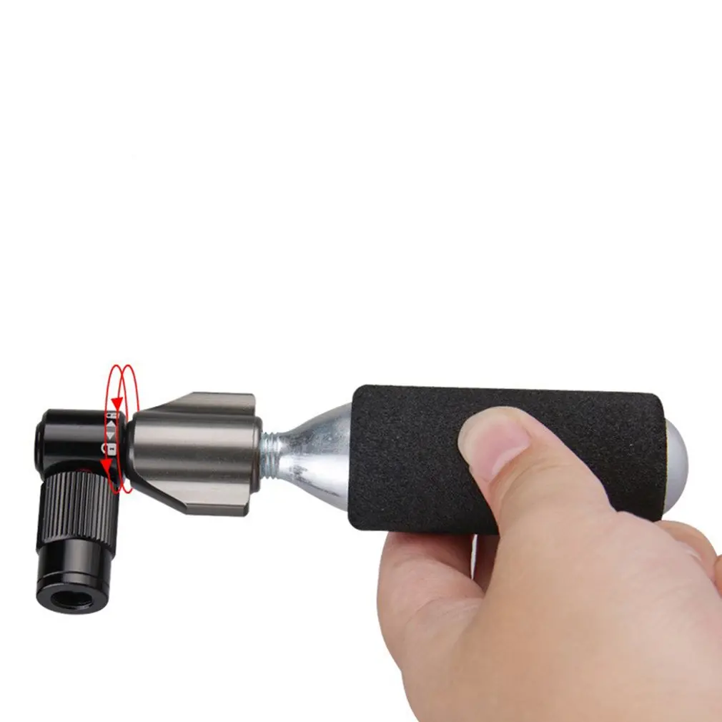 

Lightweight Bicycle Fast Inflatable Portable Antifreeze Protection CO2 Gas Cylinder Mountain Bike Pump Nozzle