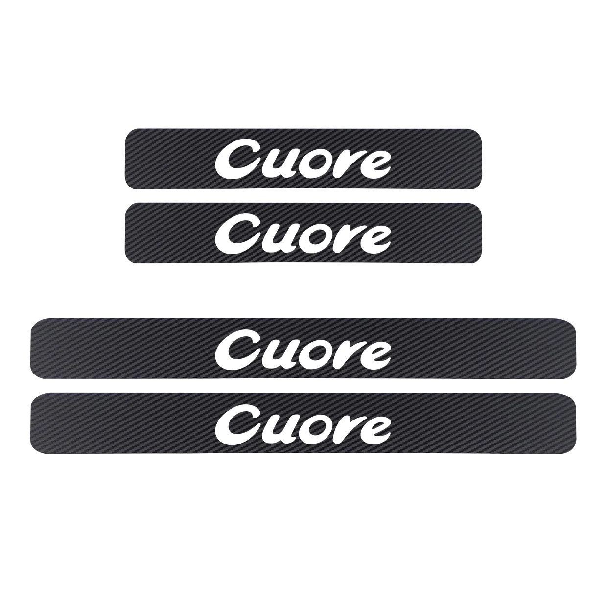 Наклейки на порог двери автомобиля из углеродного волокна для Daihatsu Terios MIRA COPEN