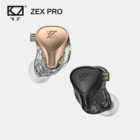 kz zex pro electrostatic dynamic drive hybrid earphone hifi bass earbud sport noise cancelling headse