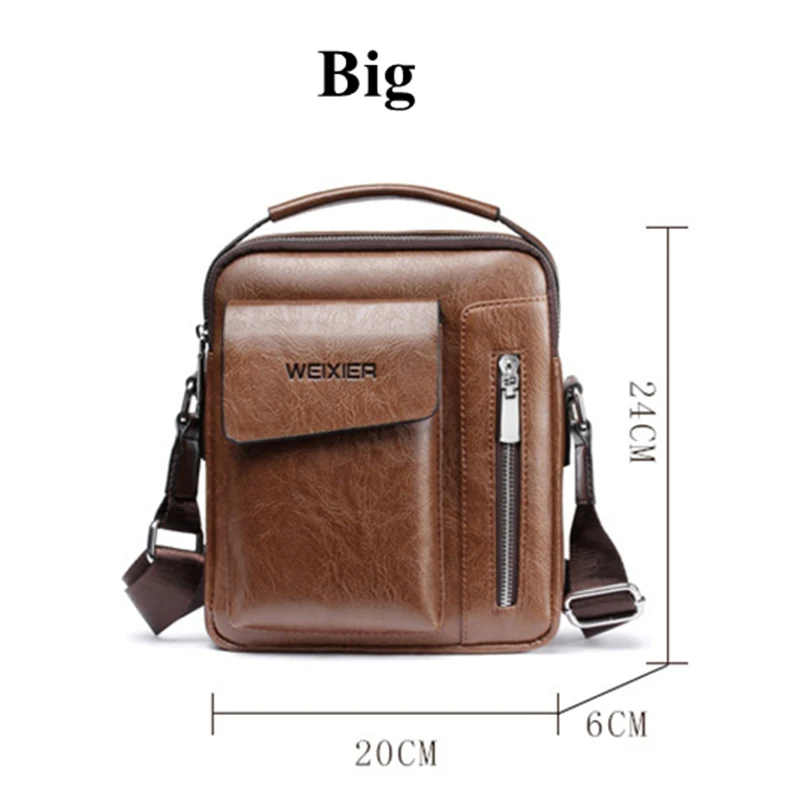 

Casual Men Shoulder Bag Vintage Crossbody Bags High Quality Male Bag Leather Handbag Men Messenger Bags