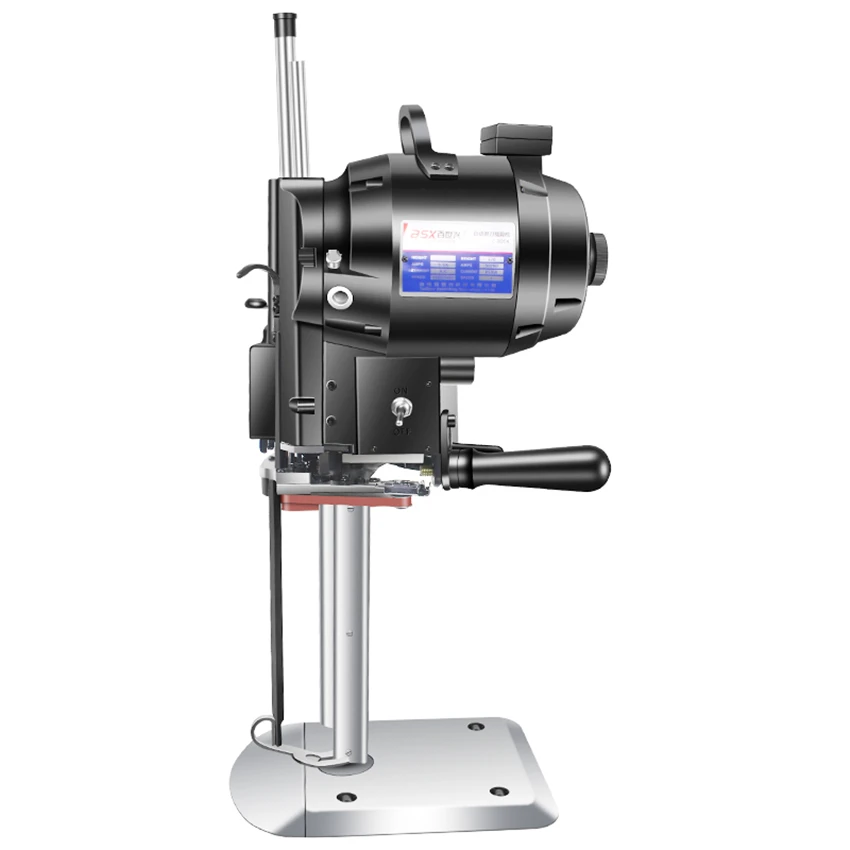 

Промышленные 10 "автоматизированная швейная машина для нарезки Электрический тканерезальная машина фабричной кожи машины для раскроя кордной ткани 1-21 см 220v 1100w 3400r/мин