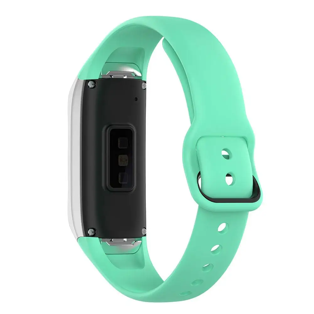 Силиконовые спортивные часы ремешок на запястье ремешок для samsung Galaxy Fit SM-R370 смарт-браслет Ремешки для наручных часов аксессуары - Цвет: Lake Blue