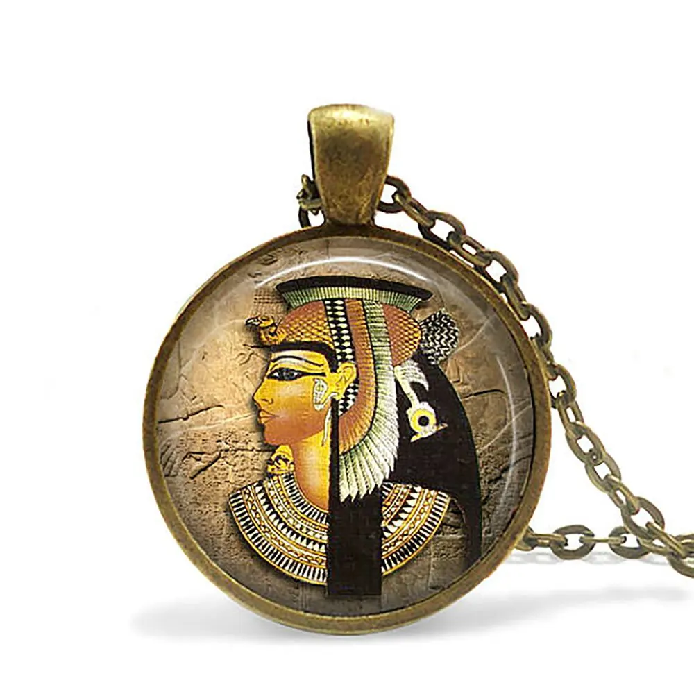 2020 египетское ожерелье с подвеской в виде глаза Гора Ankh Eternal Life Symbol стеклянный