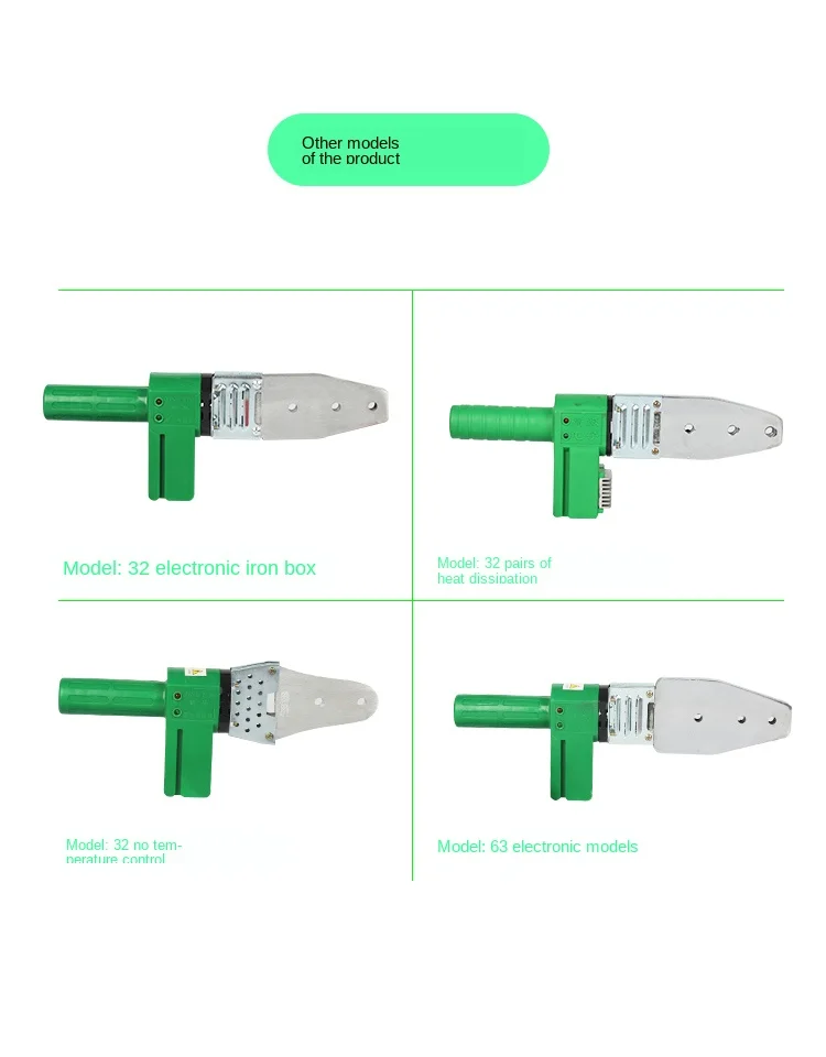 

New 220V 800-1000W Plastic Welding Machine Water Pipe Plastic Welder Plumber Tools For Heating PPR Butt Welding Hot Selling