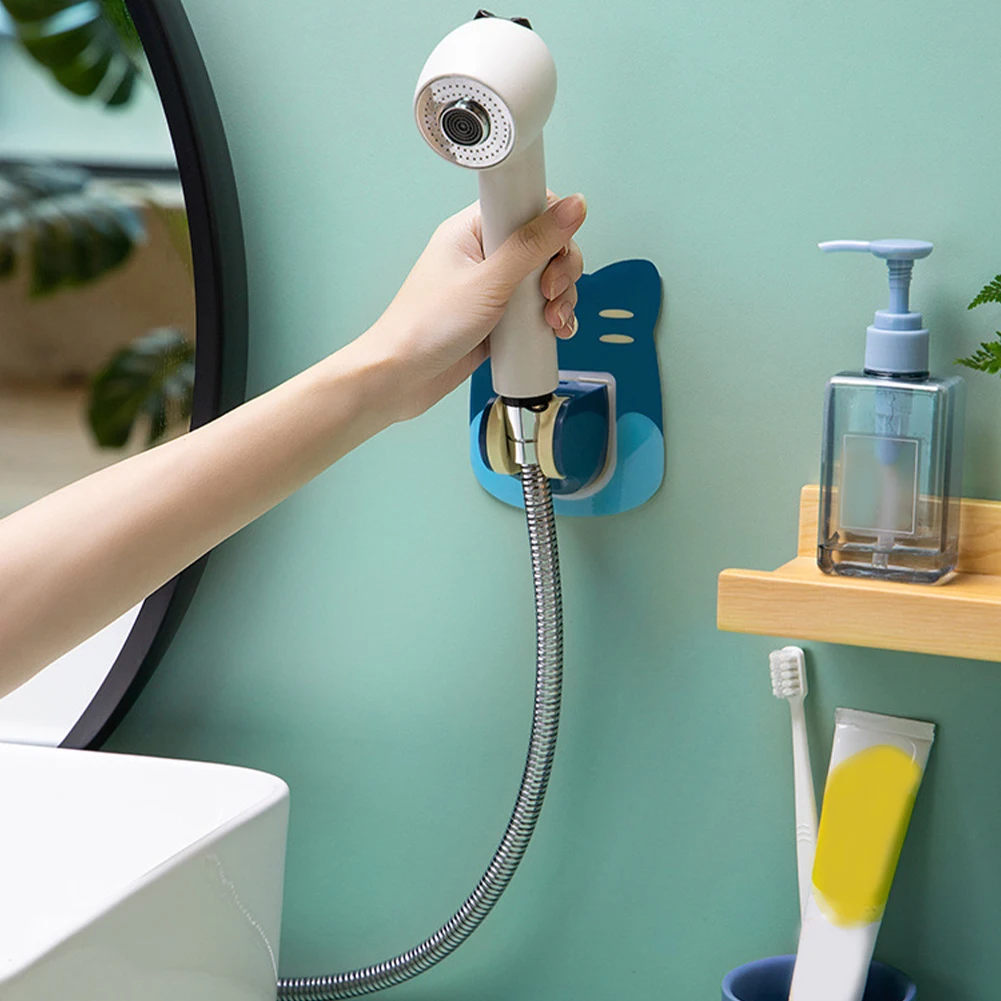 Водонепроницаемый держатель для душевой лейки самоклеящийся ванной комнаты с
