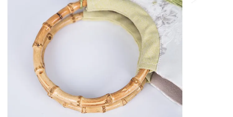 Одна пара = 2 шт. бамбуковые ручки для сумок diy аксессуары ручная работа оптовая