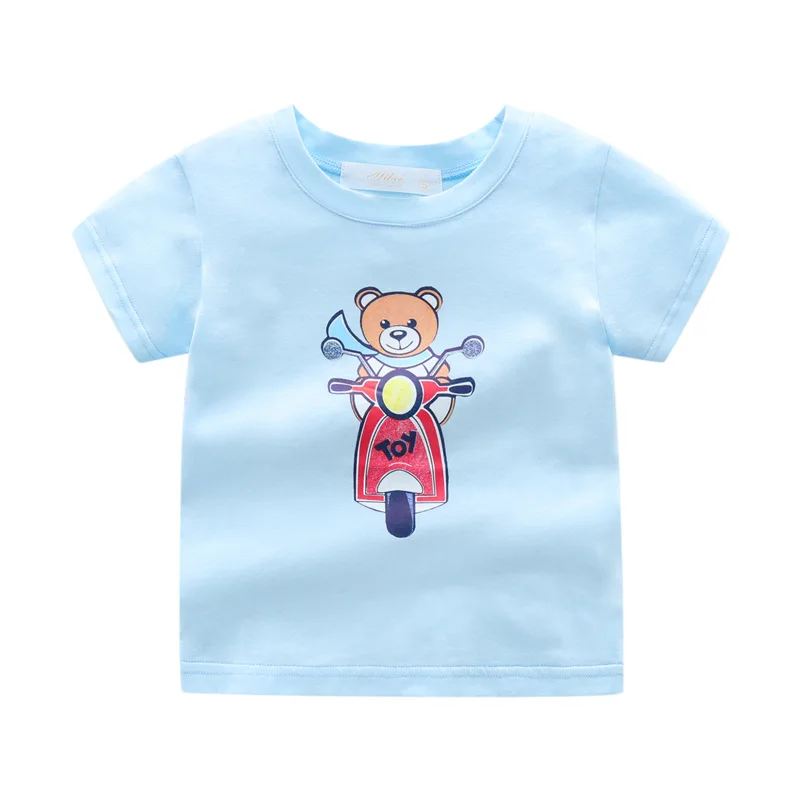 

Summer 2020 kids girls clothes short sleeve cartoon Boys top T-shirt