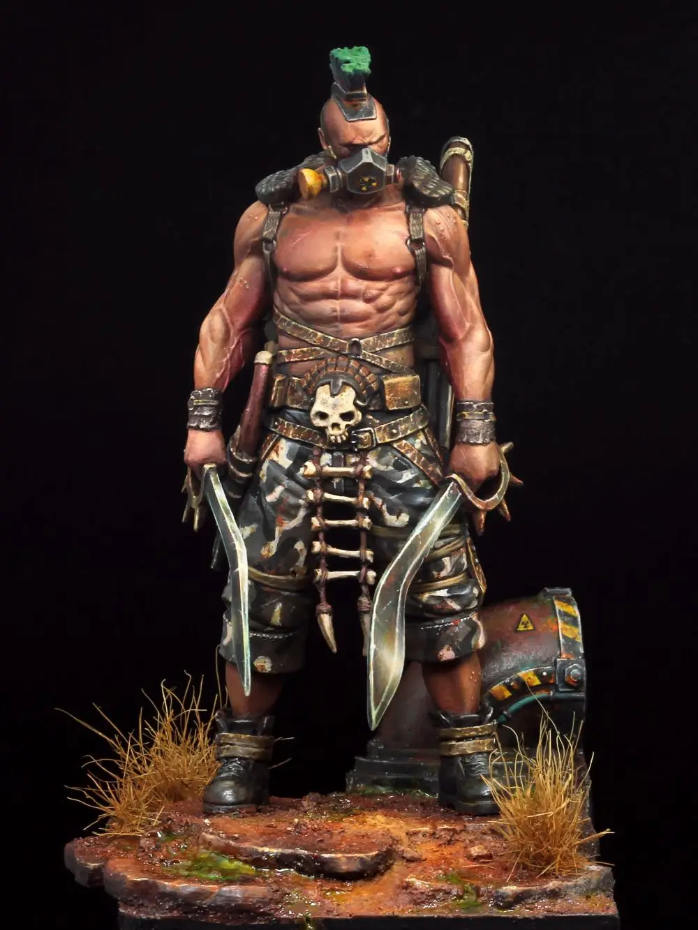 

1/24 Resin Figure Model Kits Mohawk Unassambled Unpainted S123