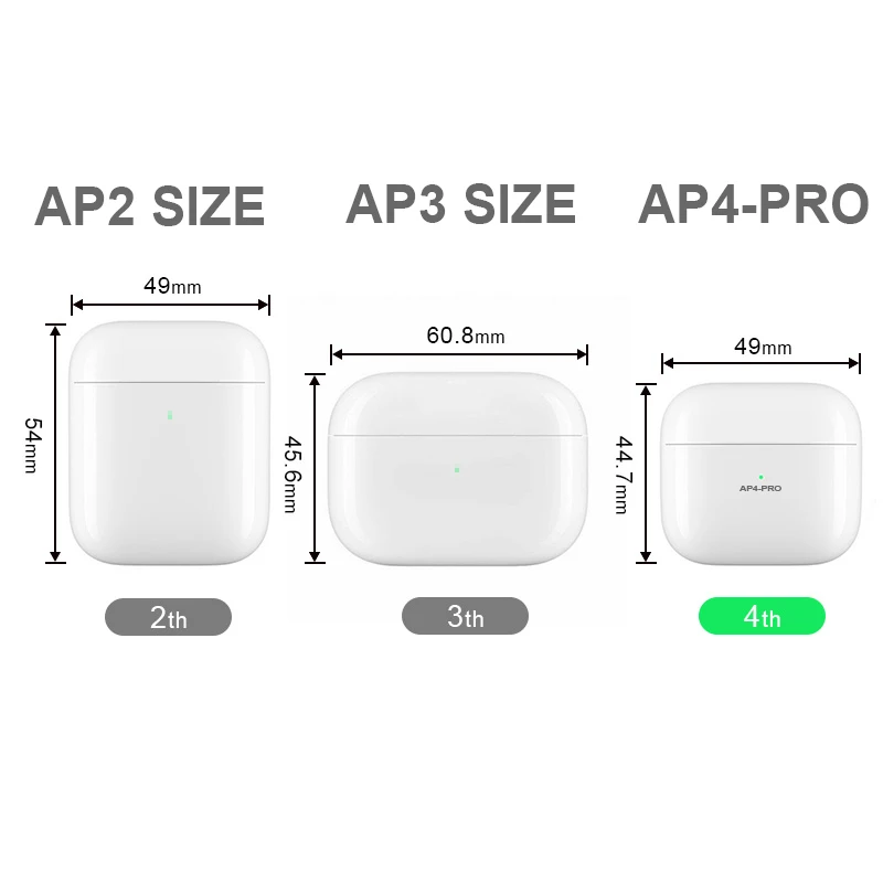 Оригина AP4 Pro Наушники-вкладыши tws с наушники Беспроводной Bluetooth 5 0