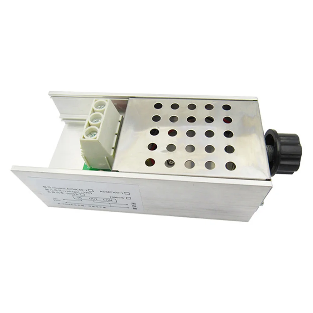 Регулятор высокой мощности 220 В 10000 Вт SCR затемнения домашние части теплоотвода