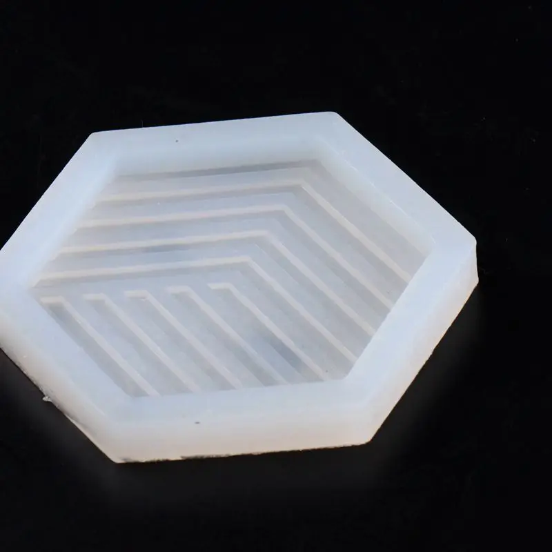 Силиконовая форма для подставок формы ручной работы бетона с шестигранным