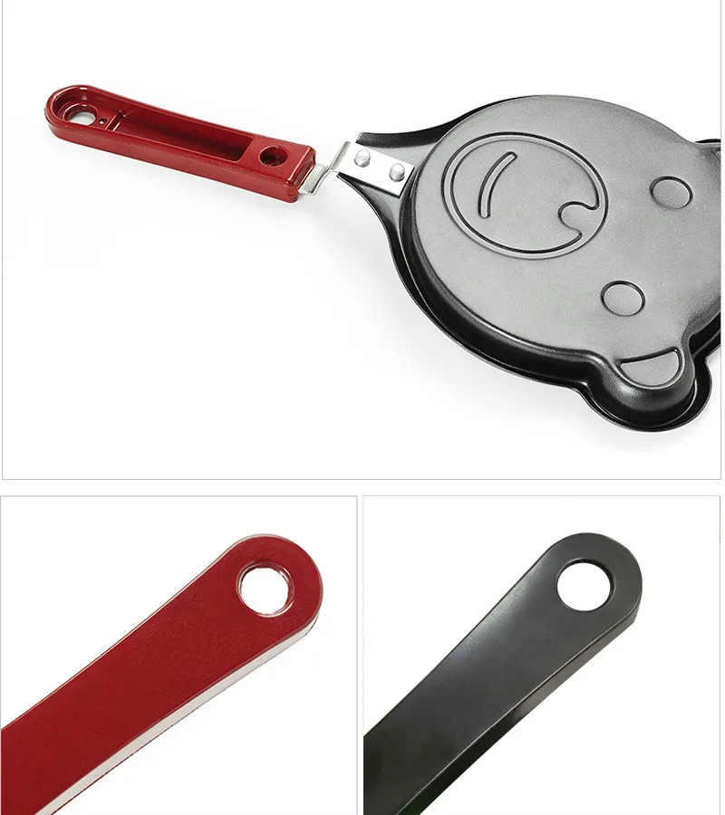 Мини-Сковорода с милым мультяшным рисунком антипригарные формы для кастрюль