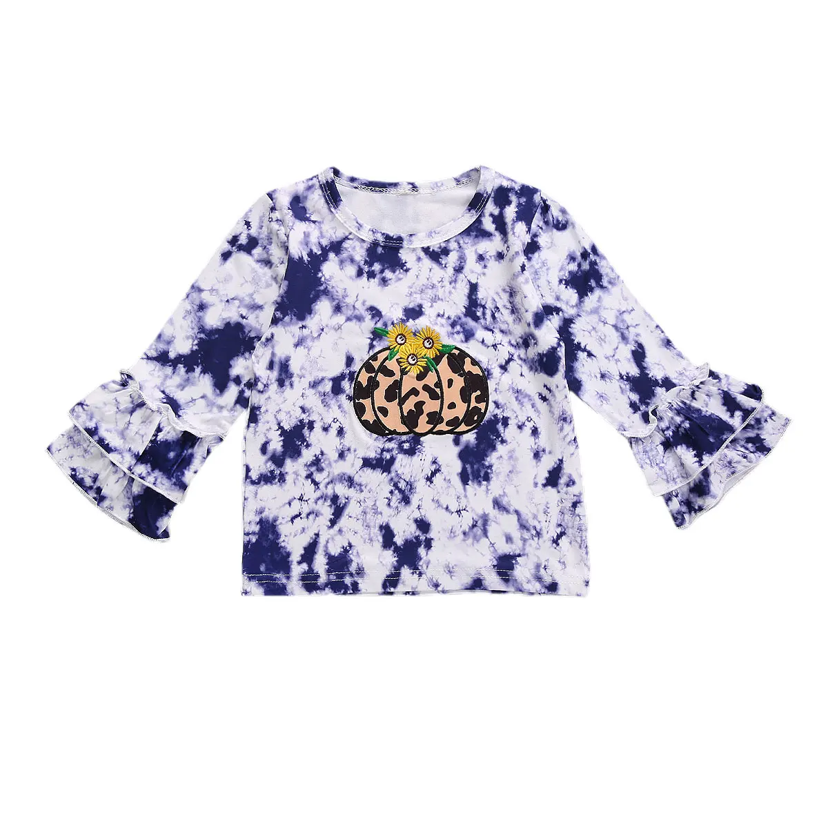 Брендовые новые детские наряды для девочек на Хэллоуин рубашки с длинными