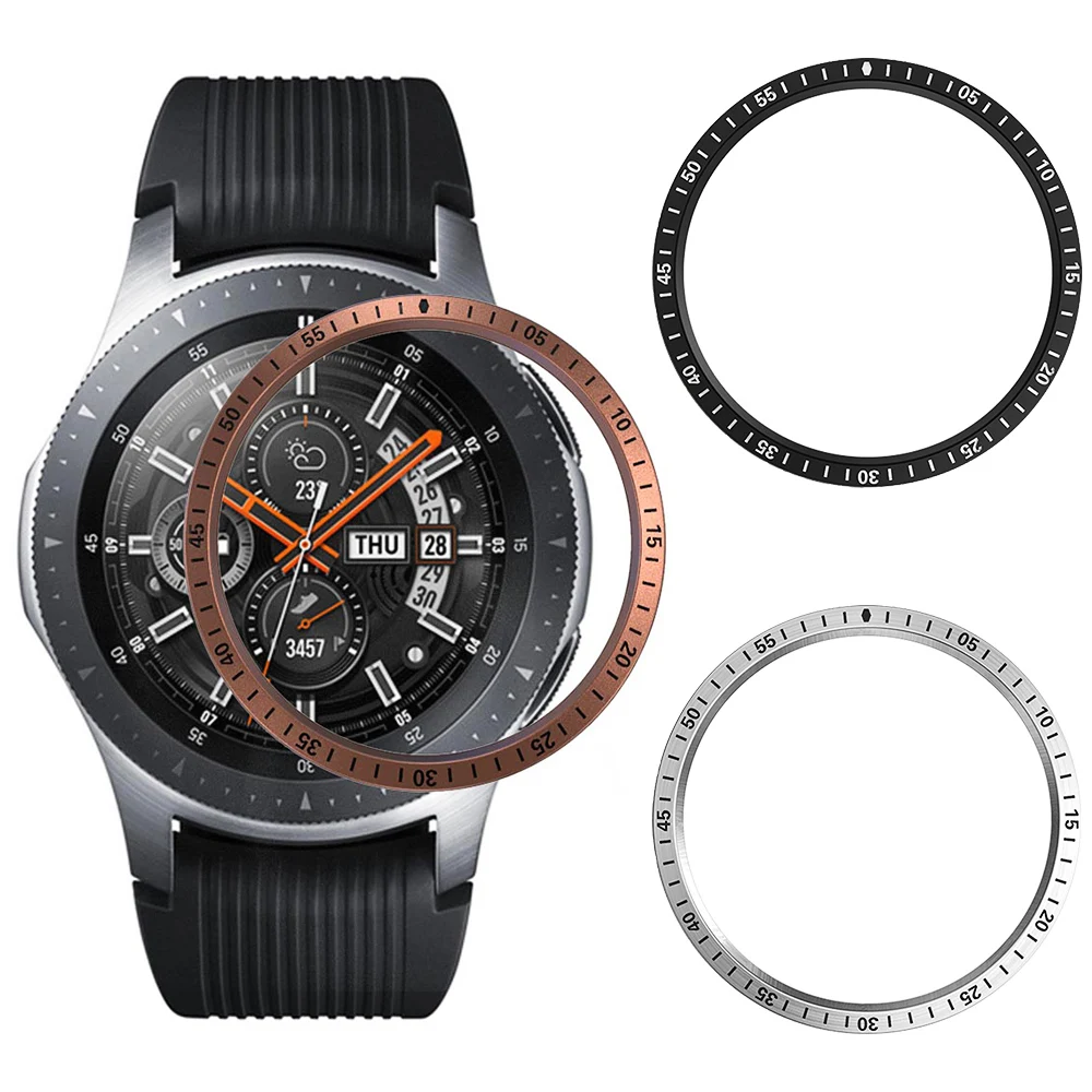 Металлическое кольцо для часов Samsung Galaxy Watch 3 41 мм 45 мм|Часы Чехлы| |
