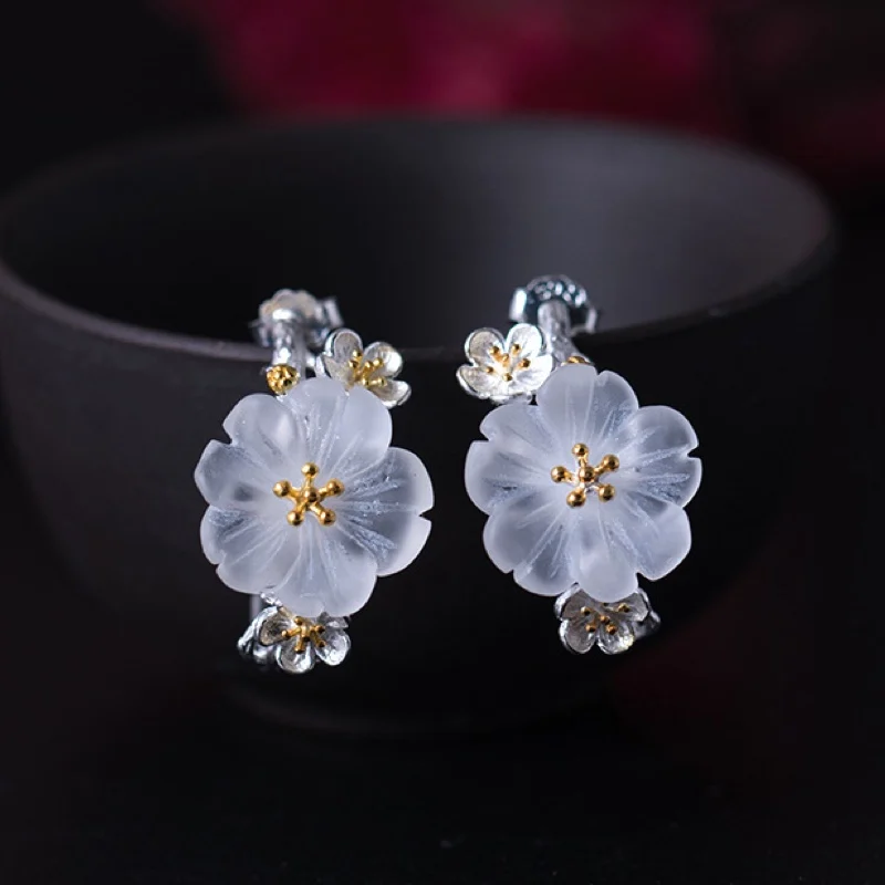 

Серьги женские из серебра 100% пробы, 925 пробы