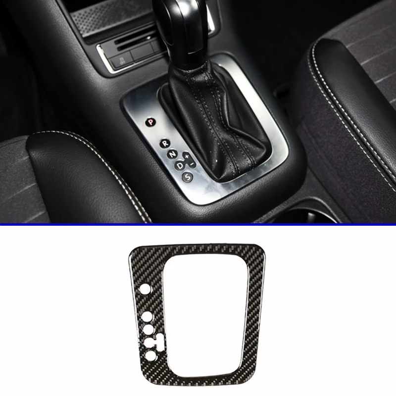 Реальные углеродного волокна для Volkswagen Tiguan 2010 2016 автомобиля панельная Накладка