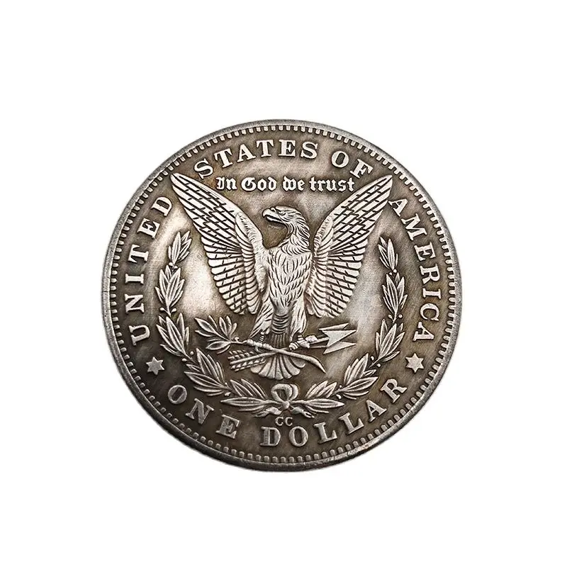 Коллекция юбилейных монет American Morgan Wanderer 1881 мы верим демон женское украшение для