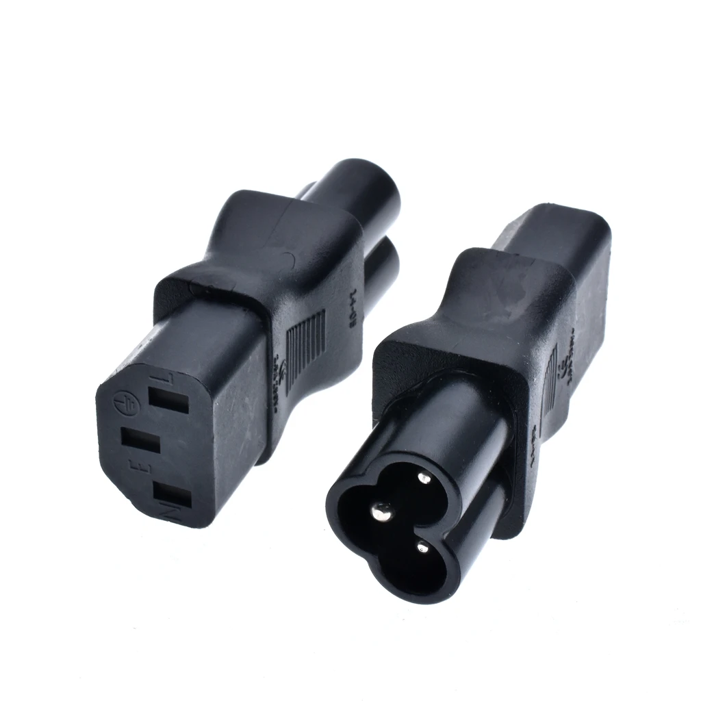 Адаптер для розетки переменного тока IEC320 C13 на C6 переходник с C5 | Строительство и