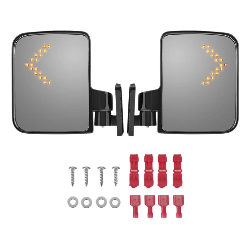 Боковое зеркало заднего вида с поворотом подходит для гольф карт клубного