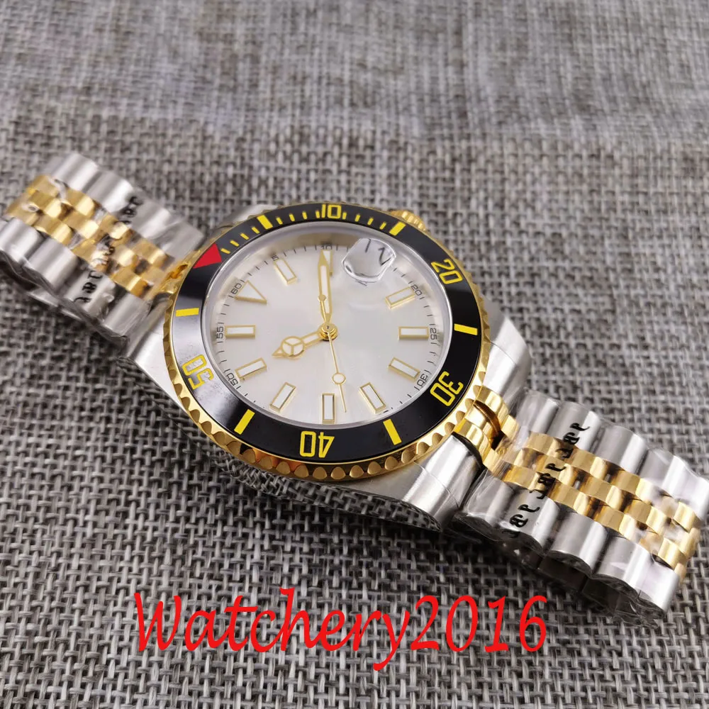 

relogio masculino men Brand Luxury Watch Automatic Blue Watch GMT Stainless jubilee Sapphire Ceramic Bezel Mechanical Mens Watch