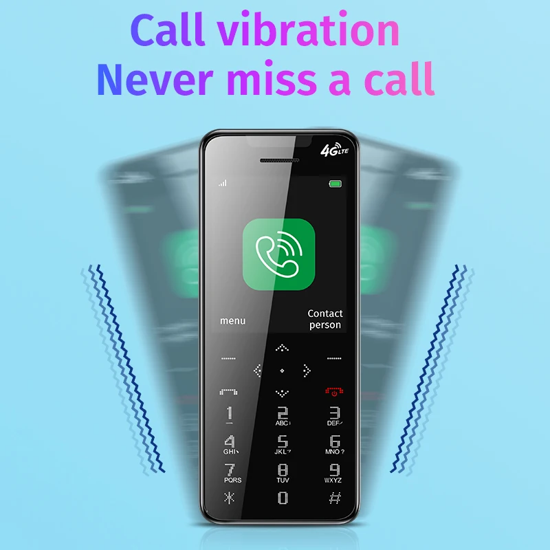 

Original Newmind S10 Student Quit Cell Phones With 2800 mAh HD Camera Video Call Vibration Small Portable Card Size Telephones