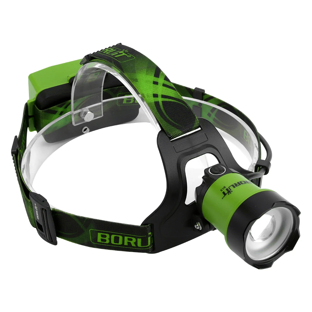 BORUiT яркий XML L2 светодиодный налобный фонарь, масштабируемый, USB Перезаряжаемый, с памятью, для фар, водонепроницаемый, для кемпинга, охоты, Головной фонарь