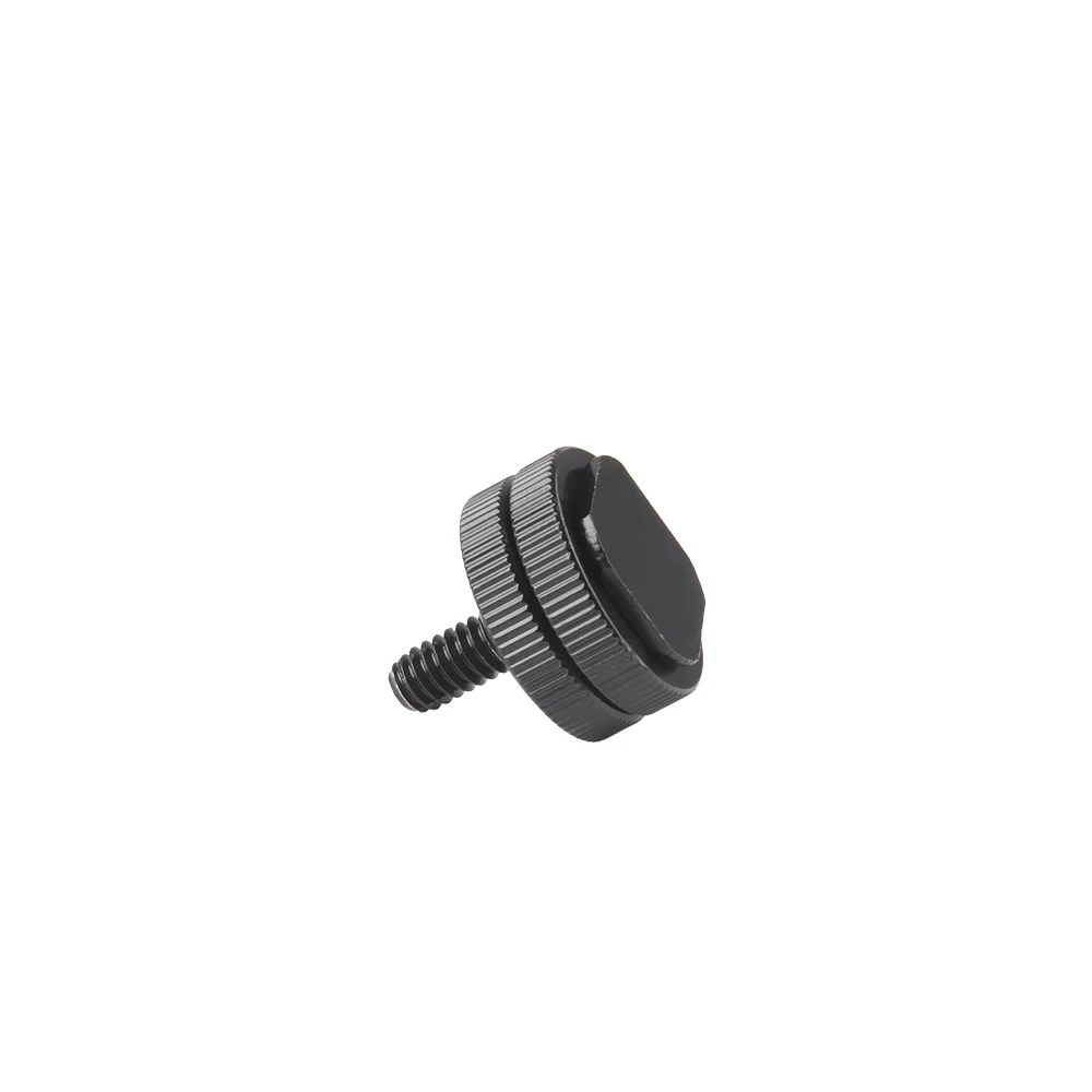 Viltrox Pro 1/4 &quotдвойные гайки винт с резьбой для крепления на штативе Black To Flash Hot Shoe