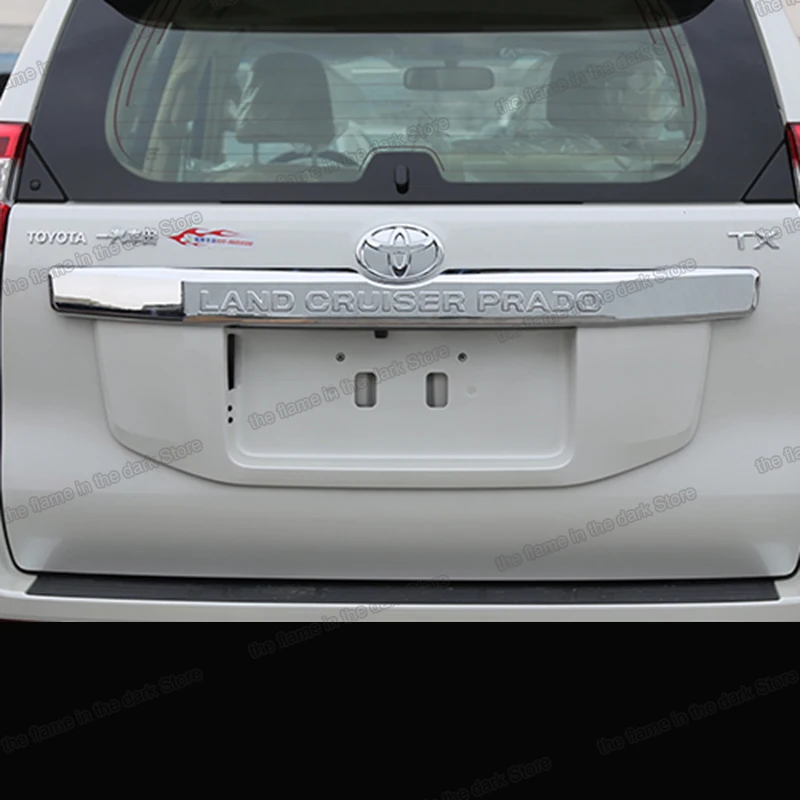 lsrtw2017 abs car taildoor trims for toyota land cruiser prado 2010 2012 2013 2015 2018 2020 150 accessories 2017 2019 2011 | Автомобили и