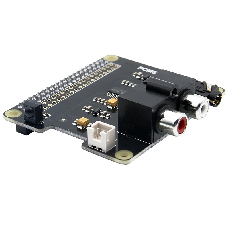 Чип Pcm5122 Ti Hifi Dac аудио звуковой модуль для Raspberry Pi 3 Model B + Zero W с ИК приемником 5 мм Rca