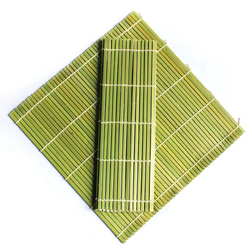 1 шт. квадратная разделочная доска кухонная и роликовый каток для суши бамбуковый