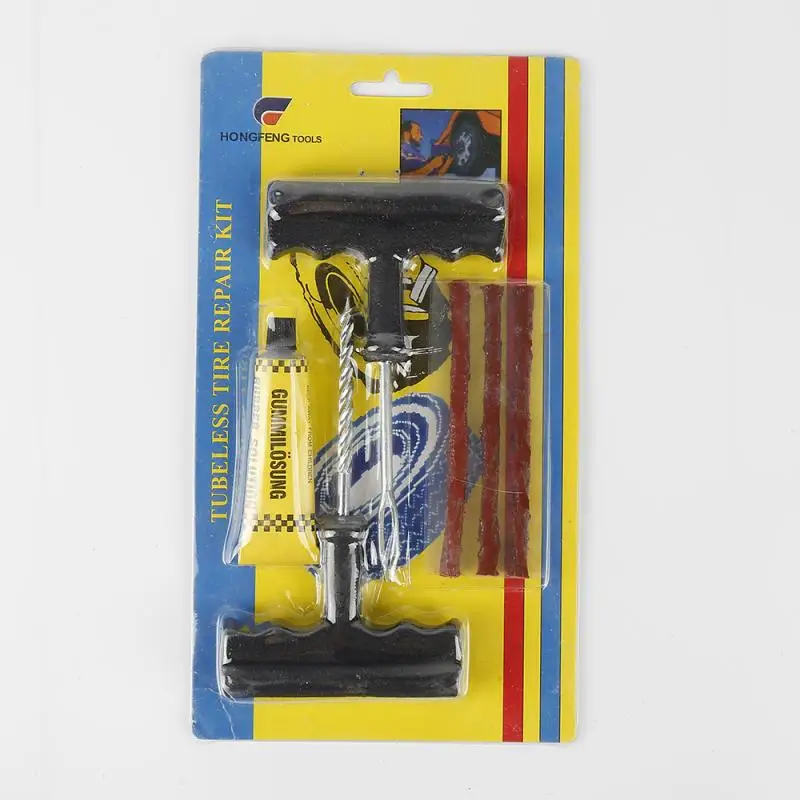 

Emergency Car Van Motorcycle Tubeless Tyre Tire Puncture Repair Kit Tool Tire Fitting Tool Spikes For Car Tires Motorcycle Tools