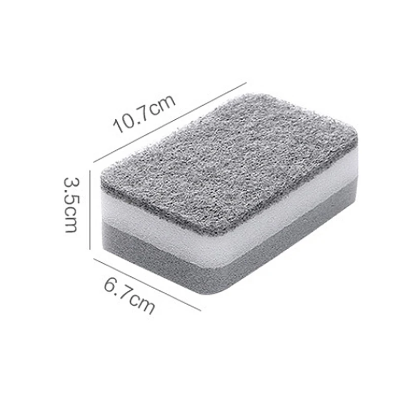 

10/15/20Pcs Durable Magic Scouring Pad Double-sided Strong Decontamination Sponge Cleaning Brush Household Kitchen Clean Tools