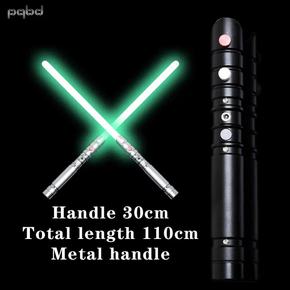 Pqbd Plus световой меч RGB звуковой эффект силы лазерный Косплей светящаяся лампа
