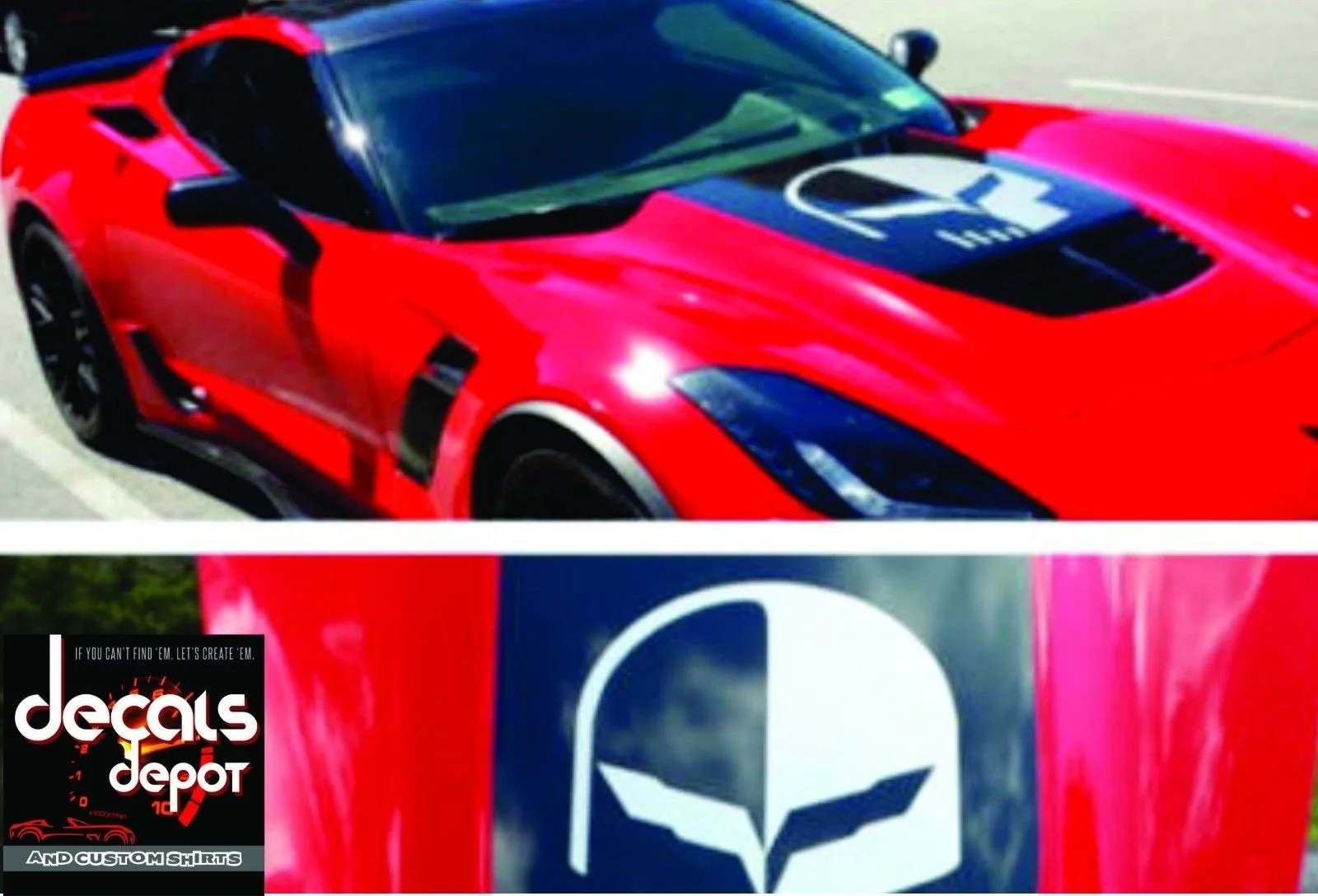 Для chevi Corvette наклейка на капот виниловая наклейка Джейк логотип C4 C5 C6 C7 ZO6 ZR1 Stingray