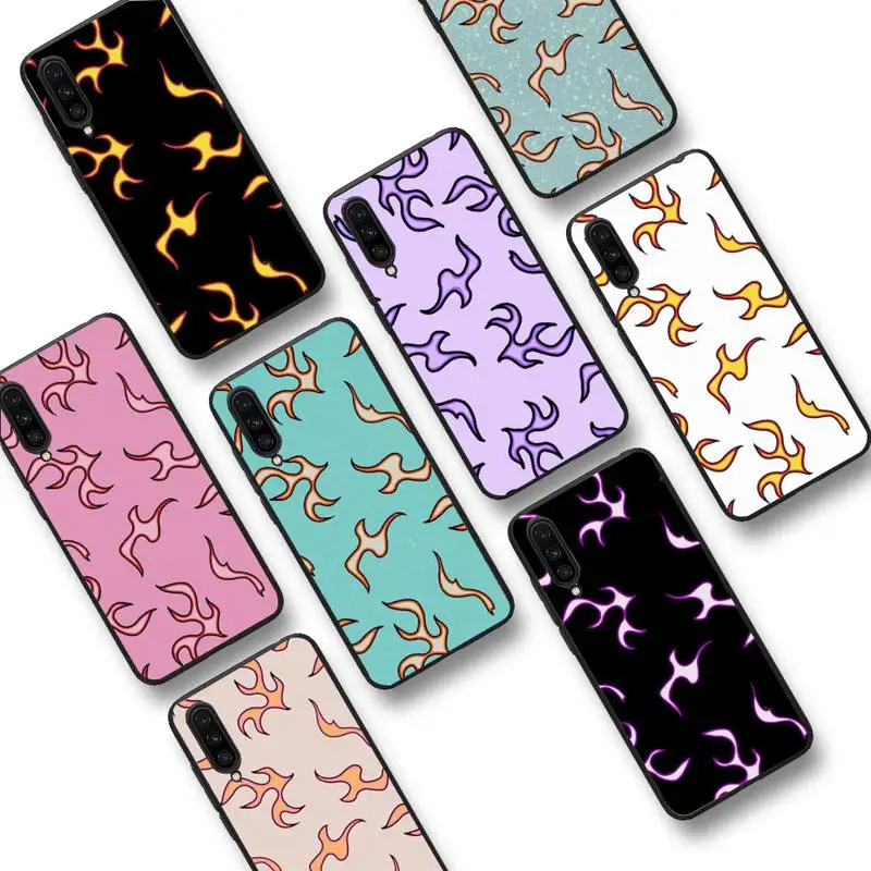 

Flame Fire Print Art Phone Case For Xiaomi 9 mi8 F1 9SE 10lite note10lite Mi8lite xiaomi mi 5x