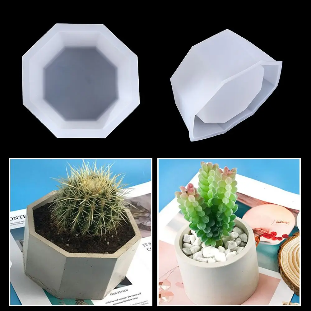 

DIY Succulent Flower Pot Crystal Resin Tray Mold Epoxy Resin Silicone Mold Jewelry Making Casting Tool Resin Crafts