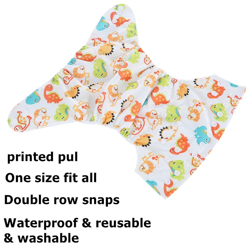 Simfamily 4pcs/Set Washable Eco-Friendly Cloth Baby Diaper Reusable Adjustable Diapers Nappy Cover Fit 3-15kg | Мать и ребенок