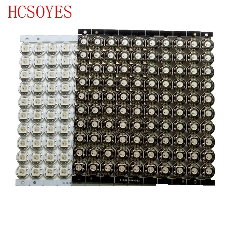 10/20/30/50 PCS WS2812B WS2811 IC RGB led Heatsink chip Individually addressable 5050 SMD LED beads &amp board DC 5V | Лампы и