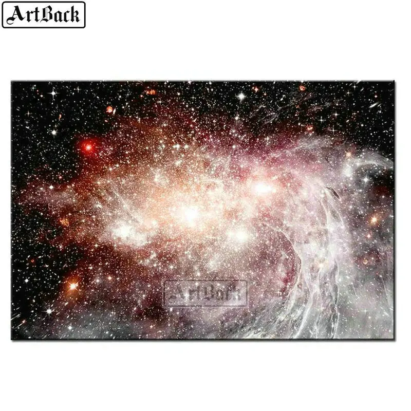 

Full square diamond painting starry sky icon 5d diy diamond embroidery starry landscape 3d diamond mosaic sticker handmade craft