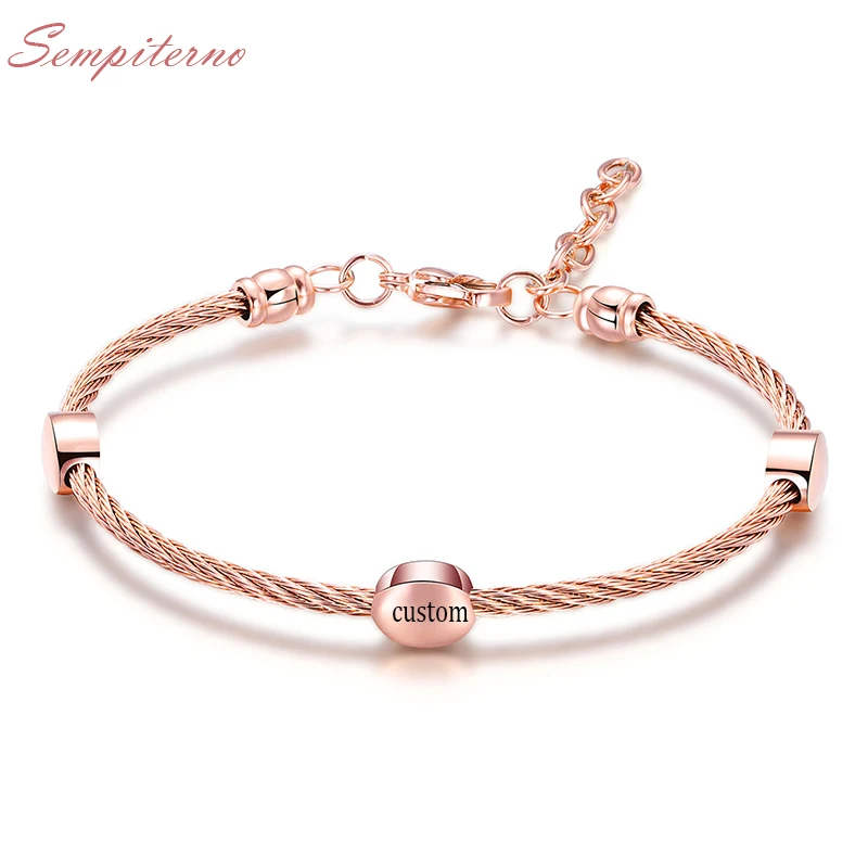 Браслет женский скрученный из нержавеющей