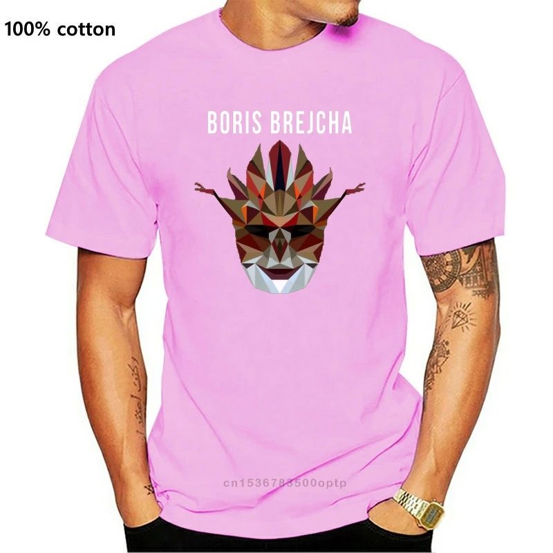 

Новинка, Мужская футболка Boris Brejcha, одежда из 100% хлопка, мужские футболки армейского зеленого цвета для фитнеса, хип-хоп с коротким рукавом