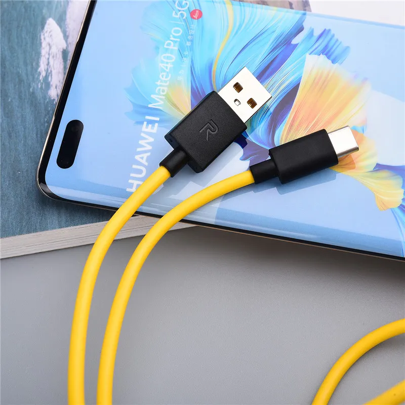 Realme 2A USB 3 1 Тип C мобильный телефон зарядный кабель 100 см Зарядное устройство Шнур
