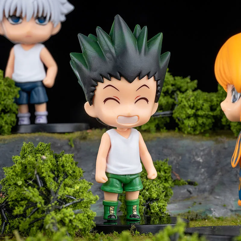 6 styles Hunter x Figure Gon Freecss Killua Zoldyck Action Kurapika Figurine Anime Model Doll Toys | Игрушки и хобби