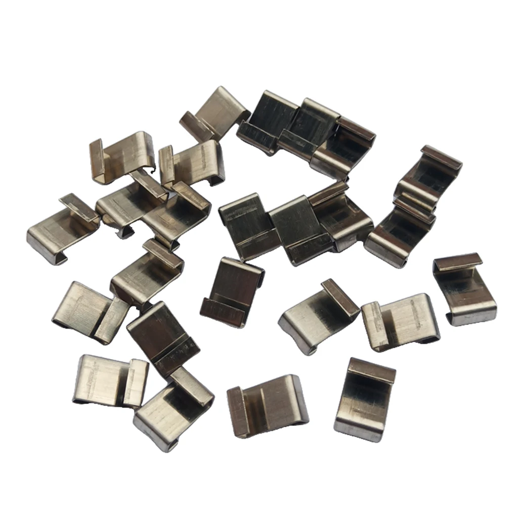 

25pcs Z-Lap Type Greenhouse Glazing Clips Overlap Clips Greenhouses Supplies